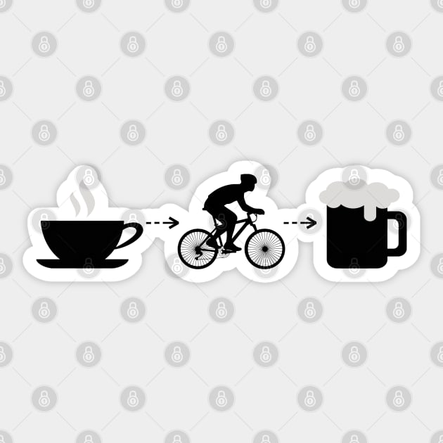 Things To Do List - Keep Cycling Sticker by Owl Canvas